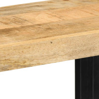 Produktbild för Vägghylla 70x33x35 cm massiv mango i grovt trä