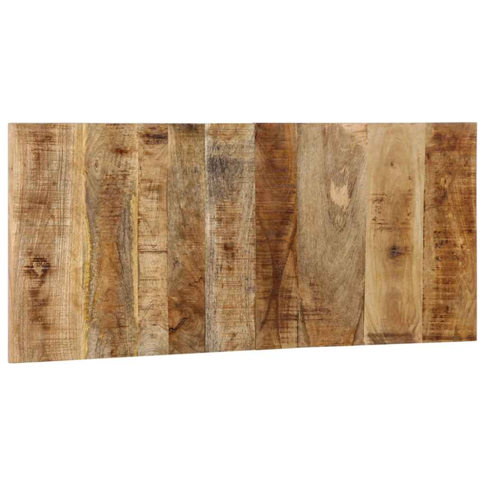 Produktbild för Sänggavel 120 cm massivt grovt trä mango