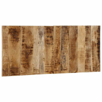 Produktbild för Sänggavel 120 cm massivt grovt trä mango