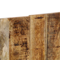 Produktbild för Sänggavel 120 cm massivt grovt trä mango