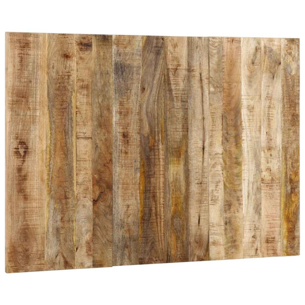 Produktbild för Sänggavel 120 cm massivt grovt trä mango