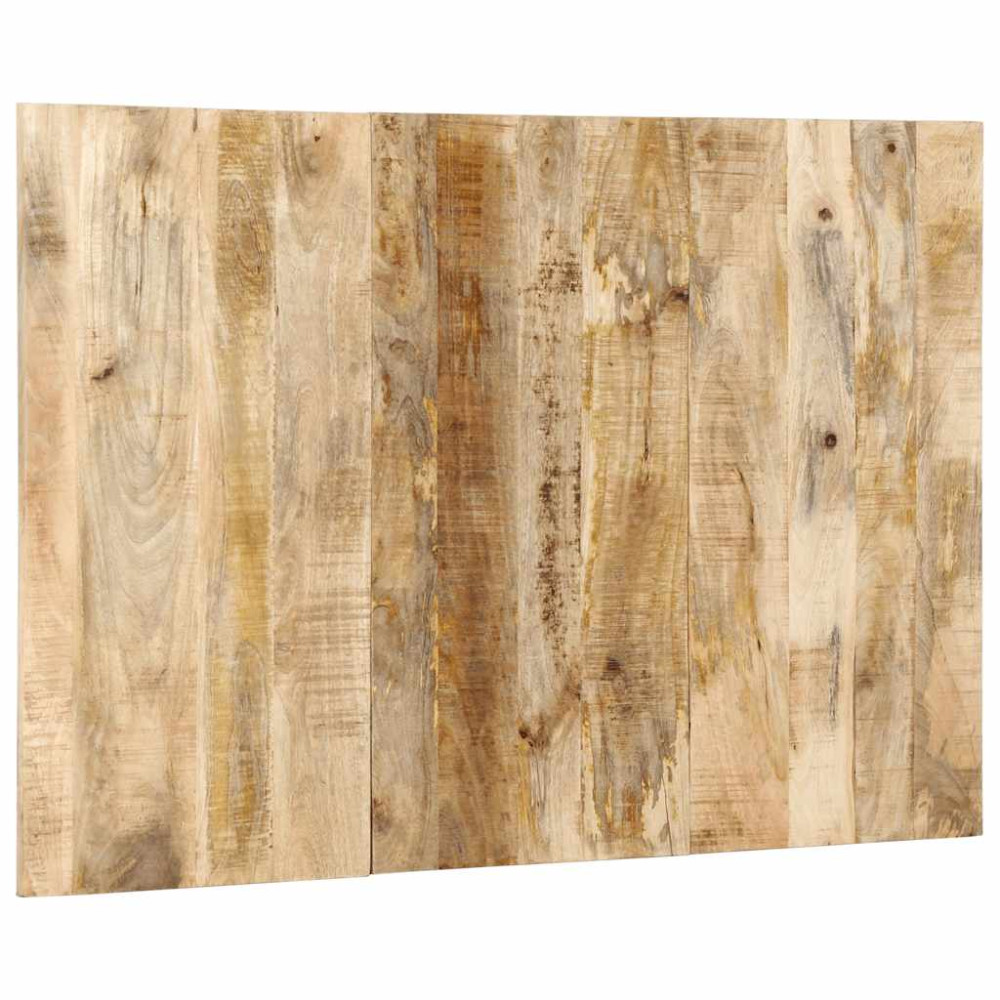 Produktbild för Sänggavel 120 cm massivt grovt trä mango