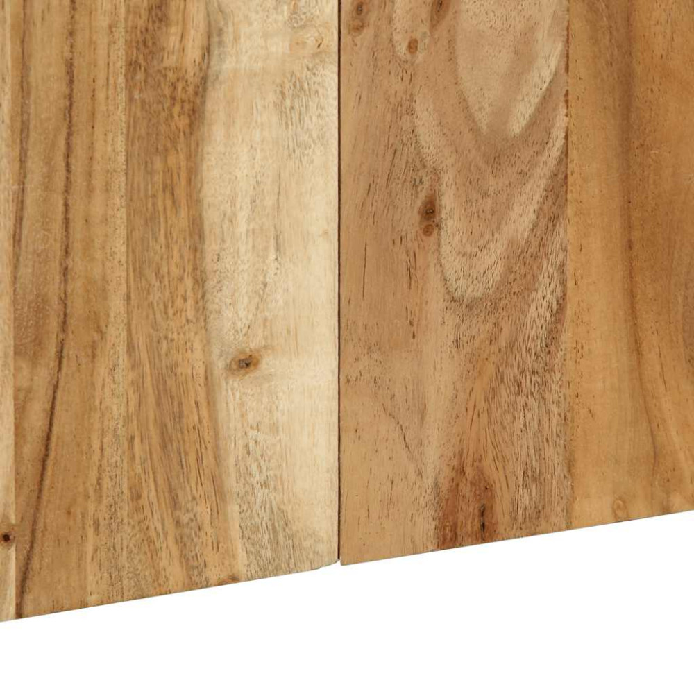 Produktbild för Sänggavel 120 cm massivt trä akacia