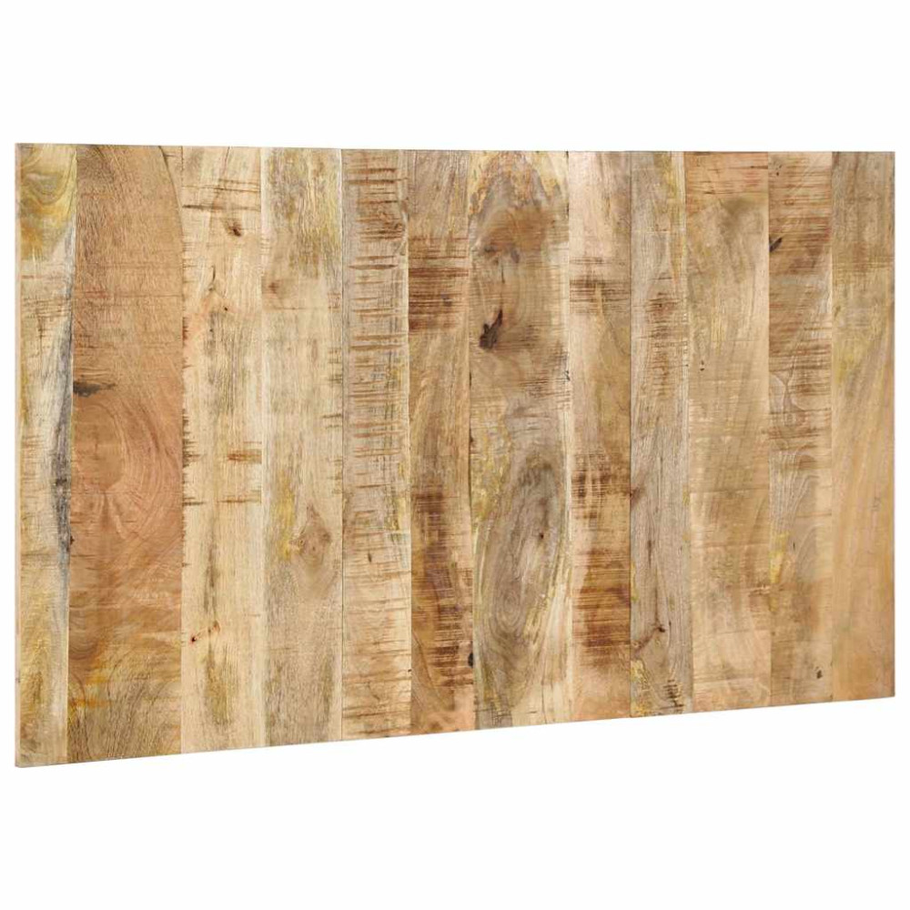 Produktbild för Sänggavel 140 cm massivt grovt trä mango