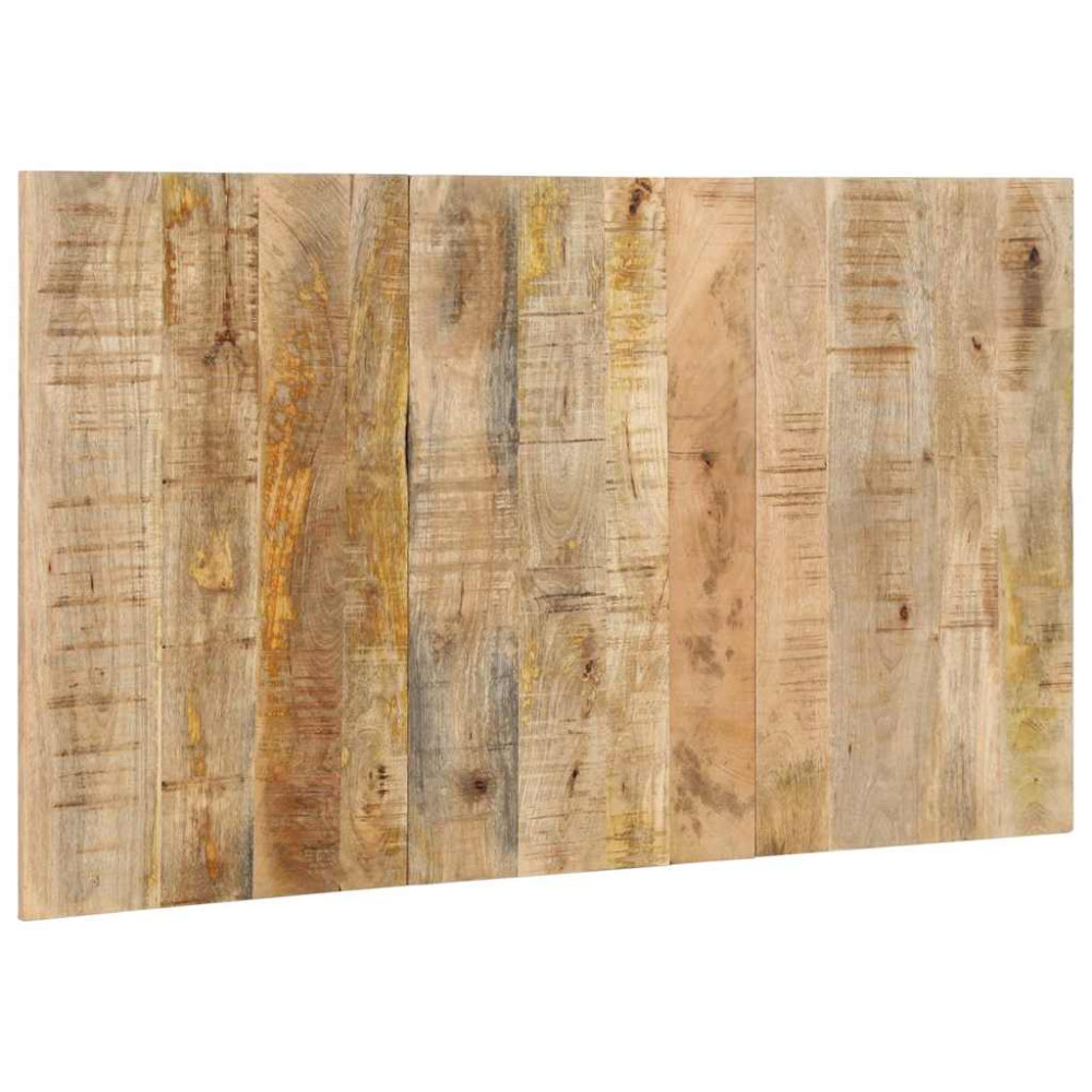 Produktbild för Sänggavel 140 cm massivt grovt trä mango