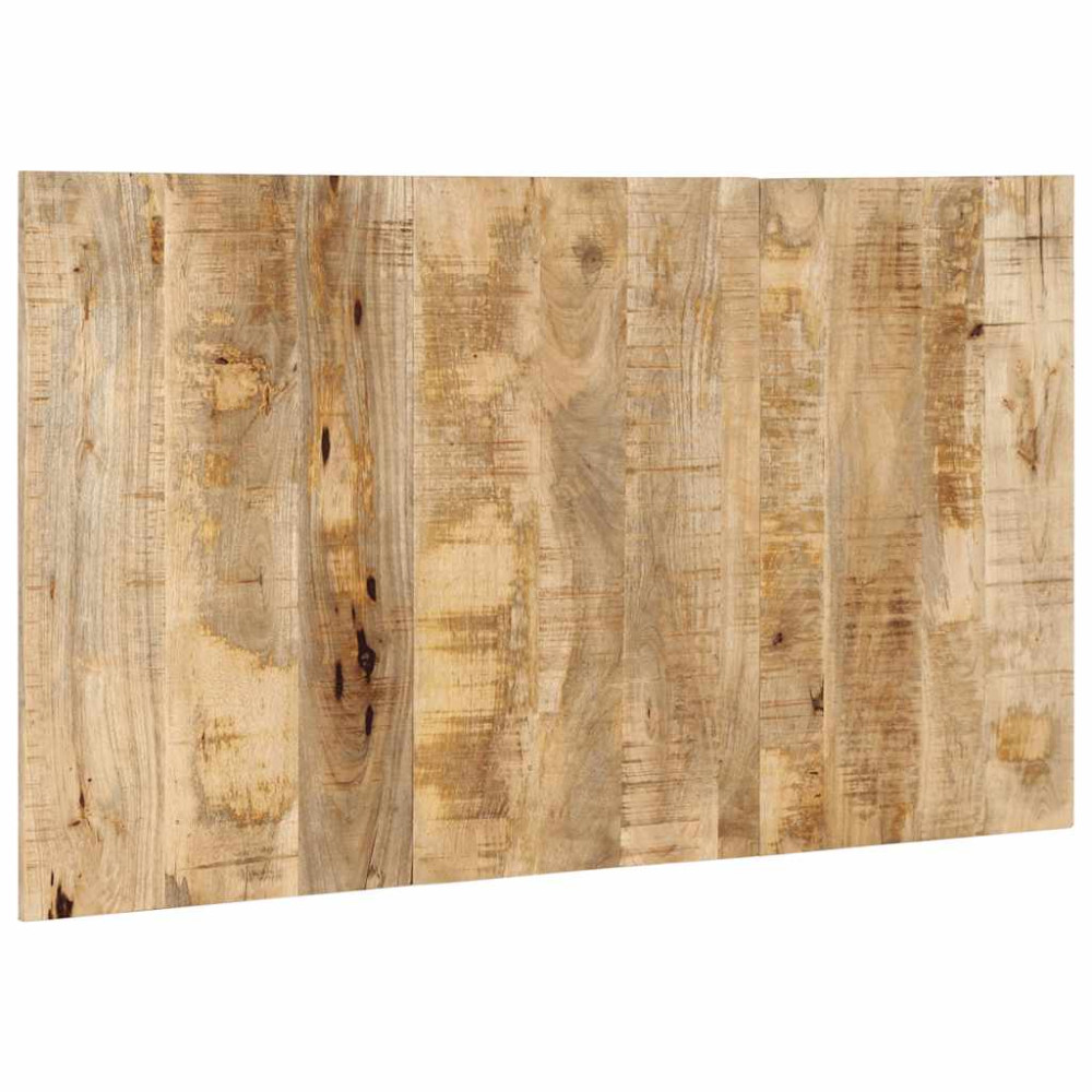 Produktbild för Sänggavel 140 cm massivt grovt trä mango