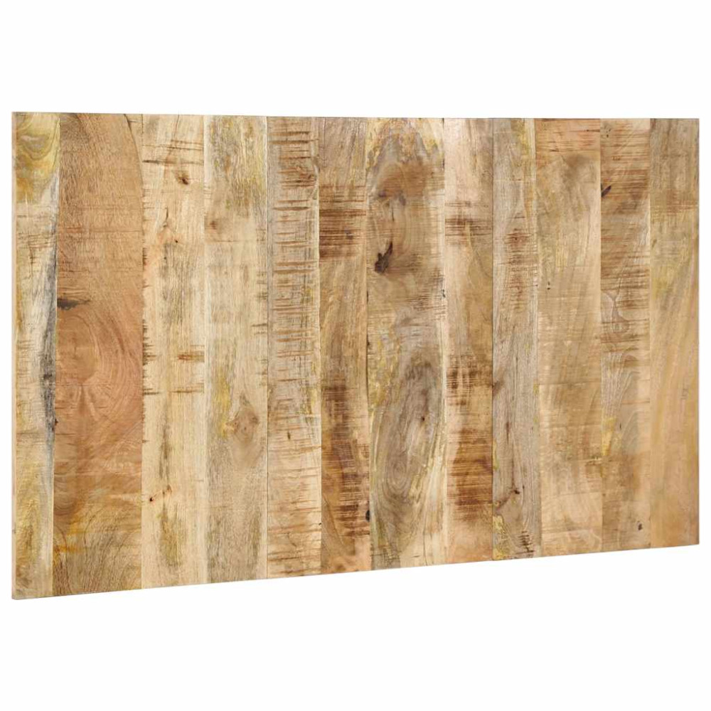 Produktbild för Sänggavel 140 cm massivt grovt trä mango
