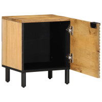 Produktbild för Sängbord 2 st brun 40x33x46 cm mango i massivt trä