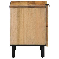 Produktbild för Sängbord 2 st brun 40x33x46 cm mango i massivt trä