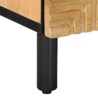 Produktbild för Sängbord 2 st brun 40x33x46 cm mango i massivt trä
