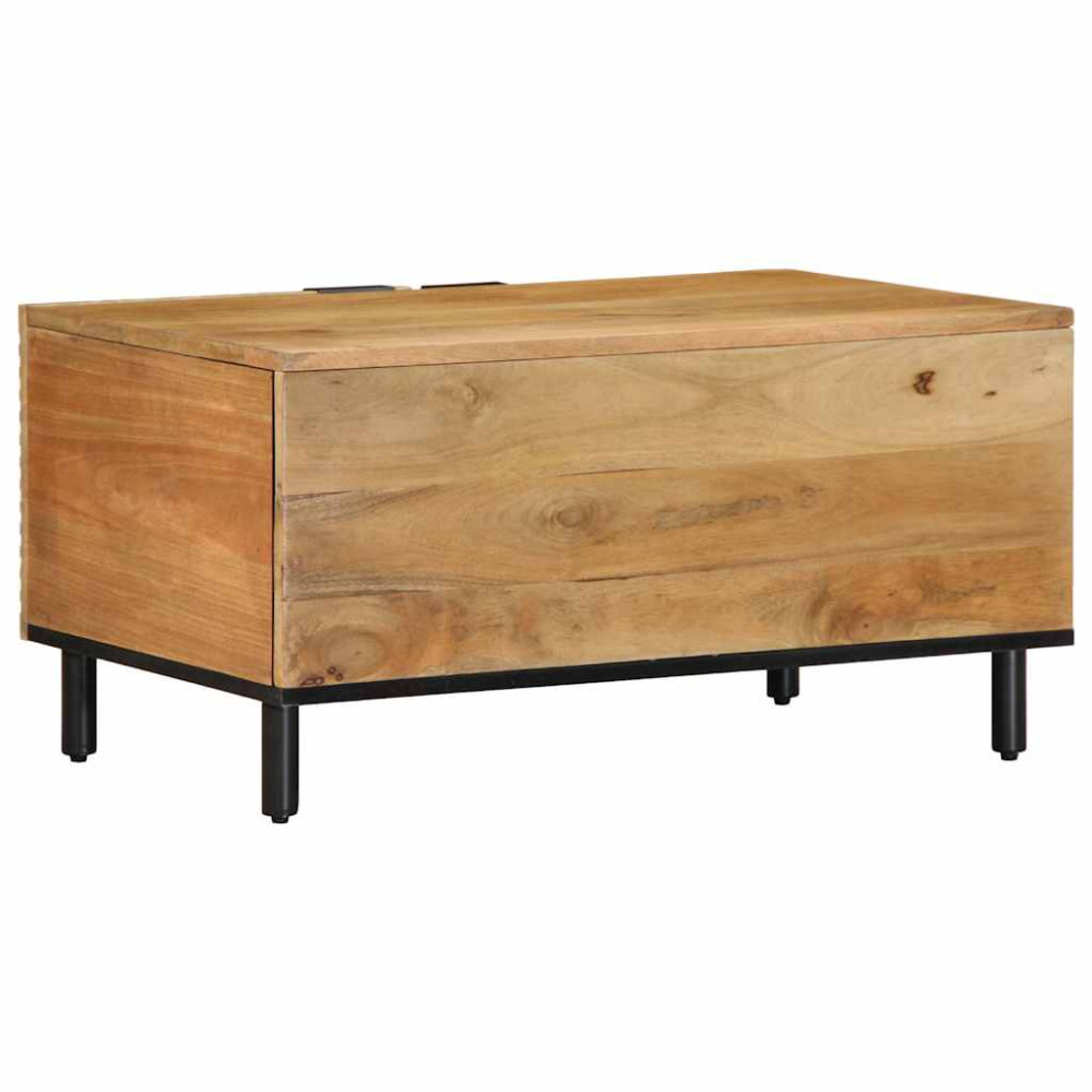 Produktbild för Soffbord brun 80x50x40 cm mango i massivt trä
