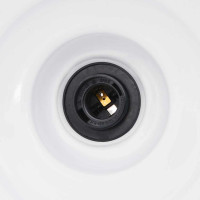 Produktbild för Taklampa höjdjusterbar E27 glans grön Ø 31 cm metall