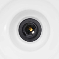 Produktbild för Taklampa höjdjusterbar E27 glansgrå Ø 31 cm metall
