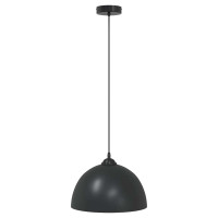 Produktbild för Pendellampa 2 st höjdjusterbar E27 svart Ø 30 cm metall