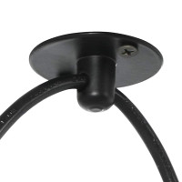 Produktbild för Taklampa med 3 lamphållare E27 svart metall