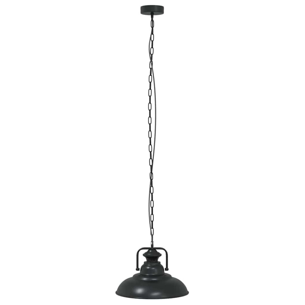 Produktbild för Taklampa E27 svart Ø 31 cm järn