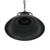 Produktbild för Taklampa E27 svart Ø 31 cm järn