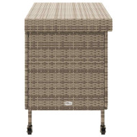 Produktbild för Dynbox på hjul grå 110x55x73 cm konstrottning