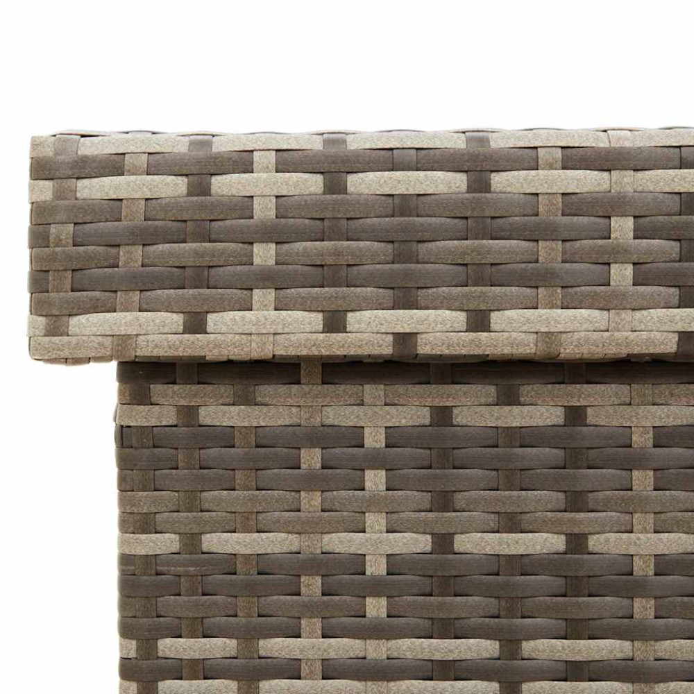 Produktbild för Dynbox på hjul grå 110x55x73 cm konstrottning