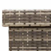 Produktbild för Dynbox på hjul grå 110x55x73 cm konstrottning
