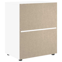 Produktbild för Skänk VISNES vit 60x40x73 cm konstruerat trä