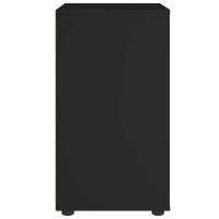 Produktbild för Skänk VISNES svart 60x40x73 cm konstruerat trä