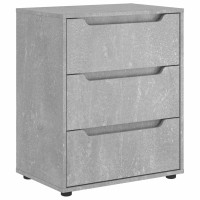 Produktbild för Skänk VISNES betonggrå 60x40x73 cm konstruerat trä