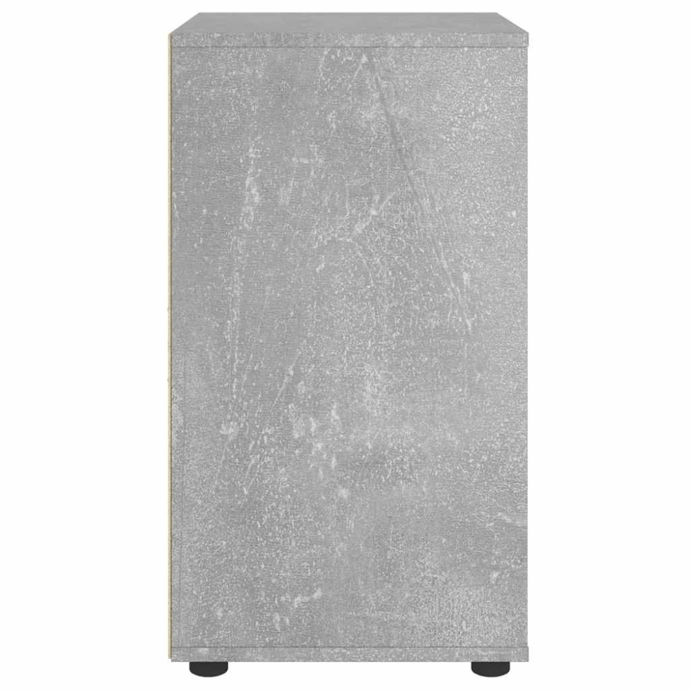 Produktbild för Skänk VISNES betonggrå 60x40x73 cm konstruerat trä