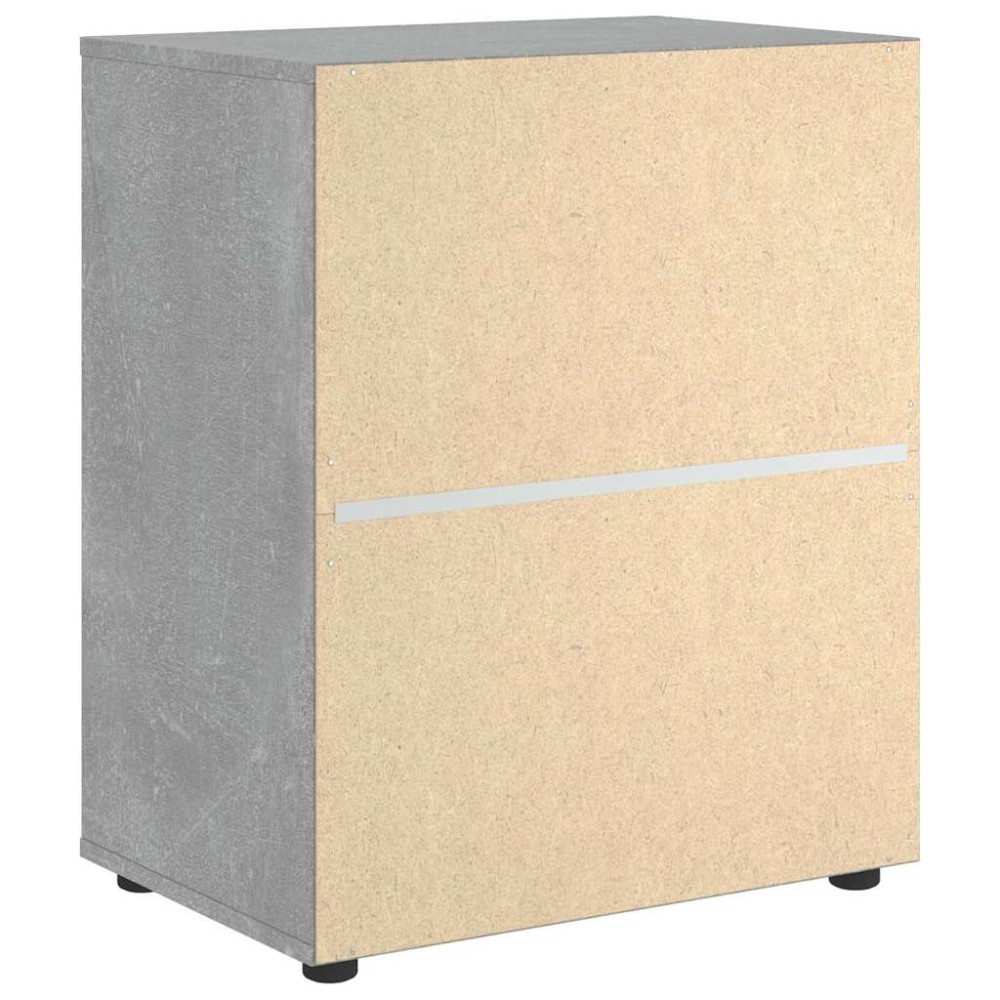 Produktbild för Skänk VISNES betonggrå 60x40x73 cm konstruerat trä