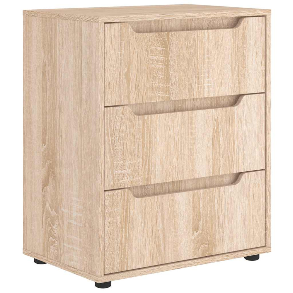 Produktbild för Skänk VISNES Sonoma ek 60x40x73 cm konstruerat trä