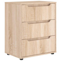 Produktbild för Skänk VISNES Sonoma ek 60x40x73 cm konstruerat trä