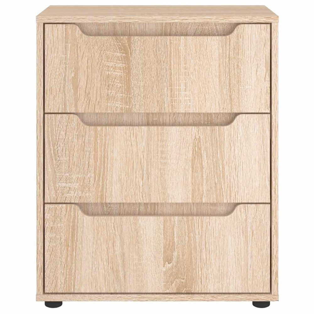 Produktbild för Skänk VISNES Sonoma ek 60x40x73 cm konstruerat trä