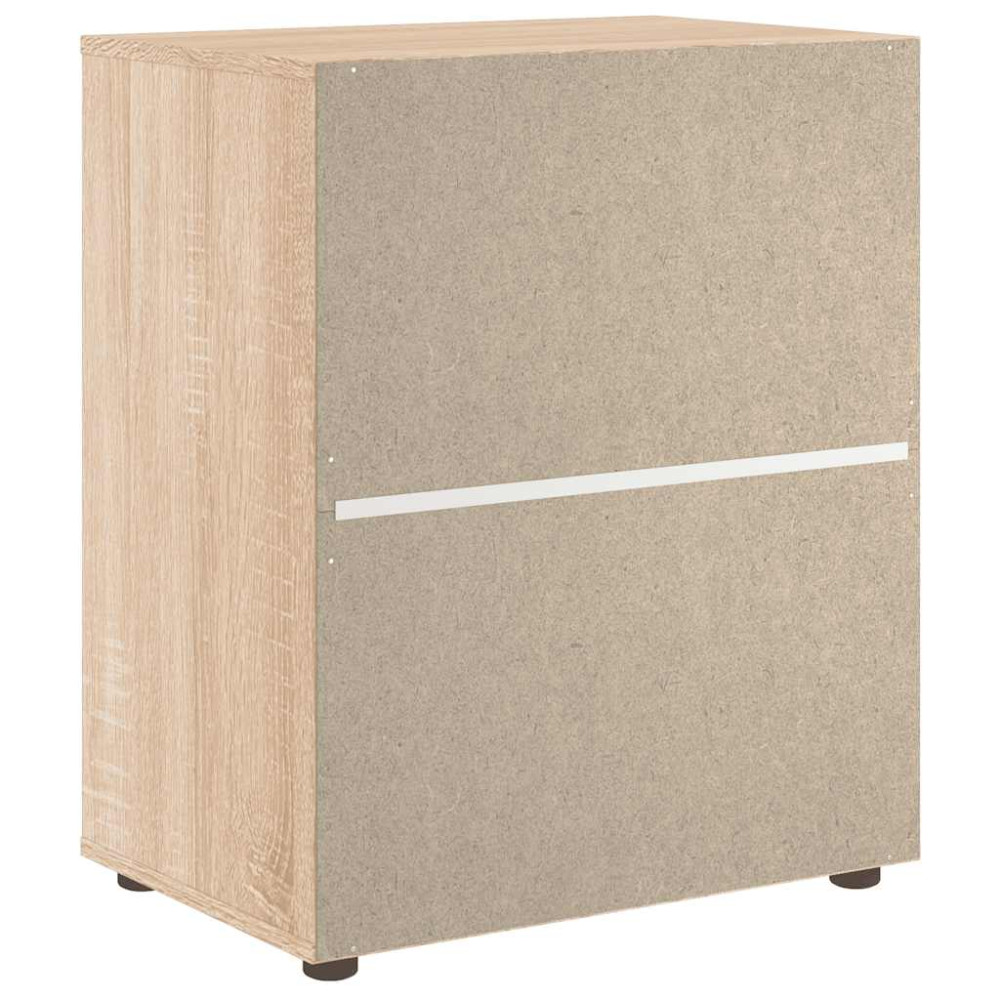 Produktbild för Skänk VISNES Sonoma ek 60x40x73 cm konstruerat trä