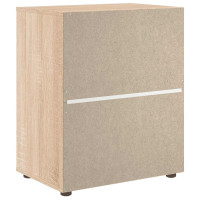 Produktbild för Skänk VISNES Sonoma ek 60x40x73 cm konstruerat trä