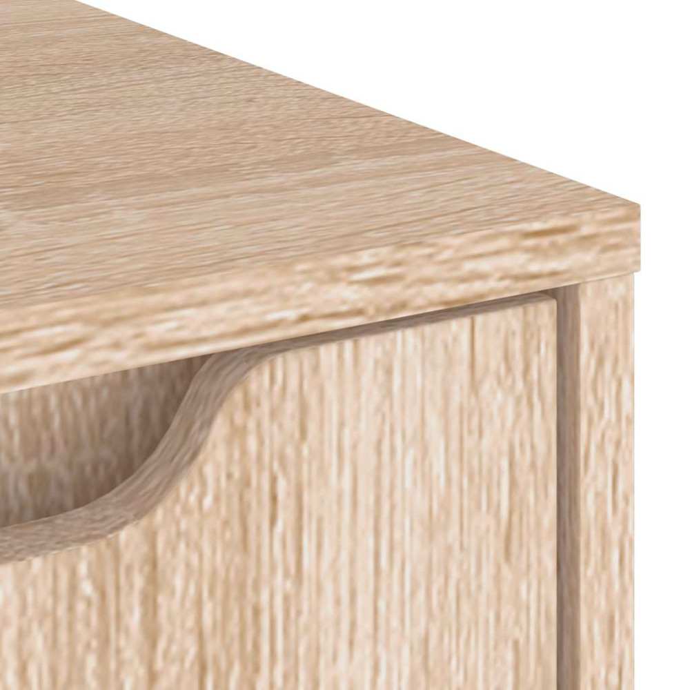 Produktbild för Skänk VISNES Sonoma ek 60x40x73 cm konstruerat trä