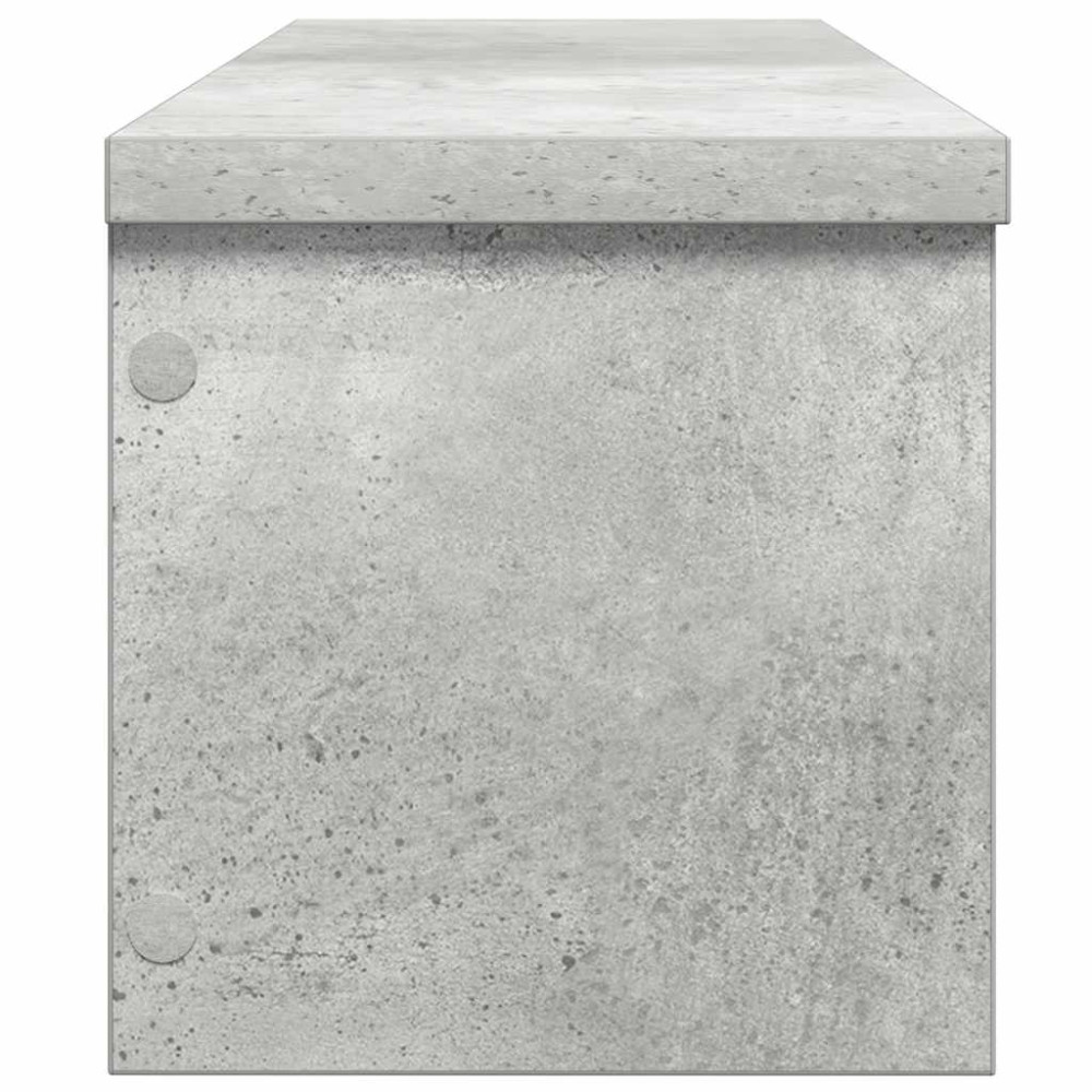 Produktbild för Köksställ stapelbara betong grå 50x15x16 cm konstruerat trä