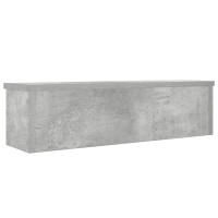 Produktbild för Köksställ stapelbara betong grå 50x15x16 cm konstruerat trä