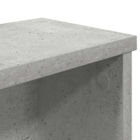 Produktbild för Köksställ stapelbara betong grå 50x15x16 cm konstruerat trä