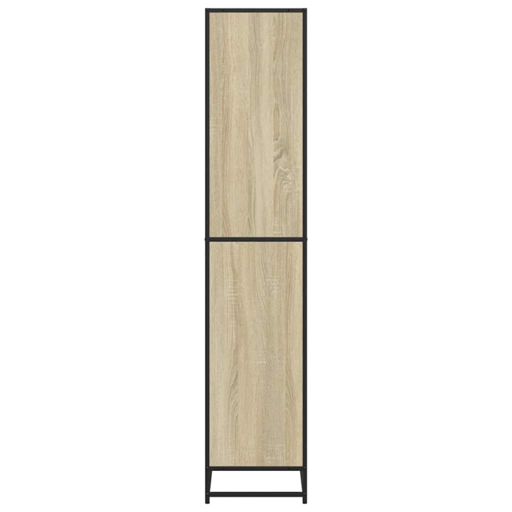 Produktbild för Bokhylla sonoma-ek 80,5x35x170,5 cm konstruerat trä