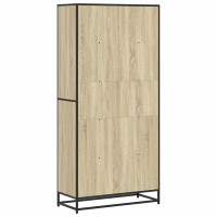 Produktbild för Bokhylla sonoma-ek 80,5x35x170,5 cm konstruerat trä