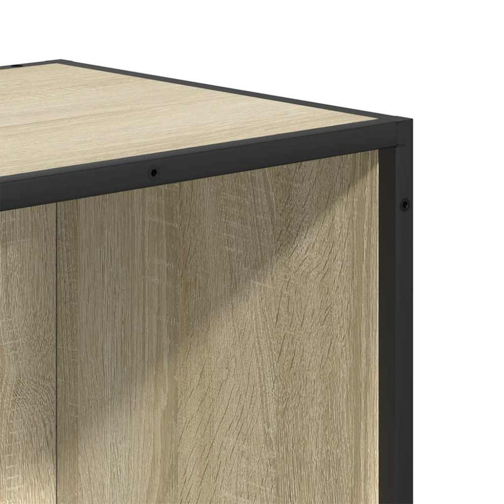 Produktbild för Bokhylla sonoma-ek 80,5x35x170,5 cm konstruerat trä
