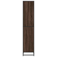 Produktbild för Bokhylla brun ek 80,5x35x170,5 cm konstruerat trä