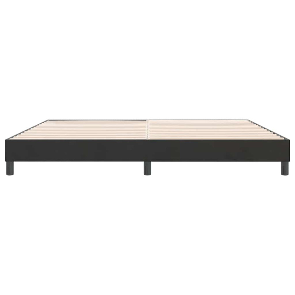 Produktbild för Sängram utan madrass svart 180x210 cm sammet