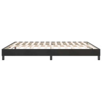 Produktbild för Sängram utan madrass svart 180x210 cm sammet