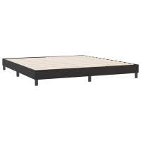 Produktbild för Sängram utan madrass svart 180x210 cm sammet