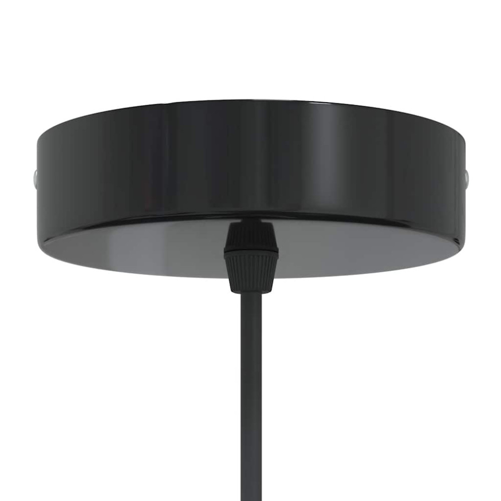 Produktbild för Pendellampa höjdjusterbar E27 glans mörkblå Ø 22 cm metall