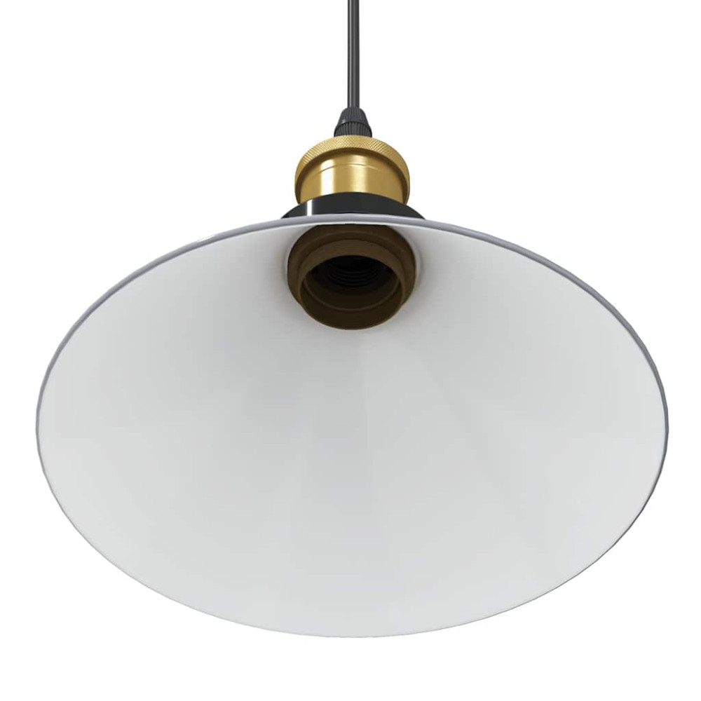 Produktbild för Taklampa höjdjusterbar E27 glansgrå Ø 22 cm metall