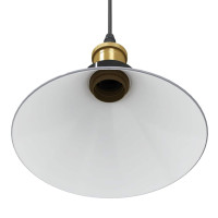 Produktbild för Taklampa höjdjusterbar E27 glansgrå Ø 22 cm metall