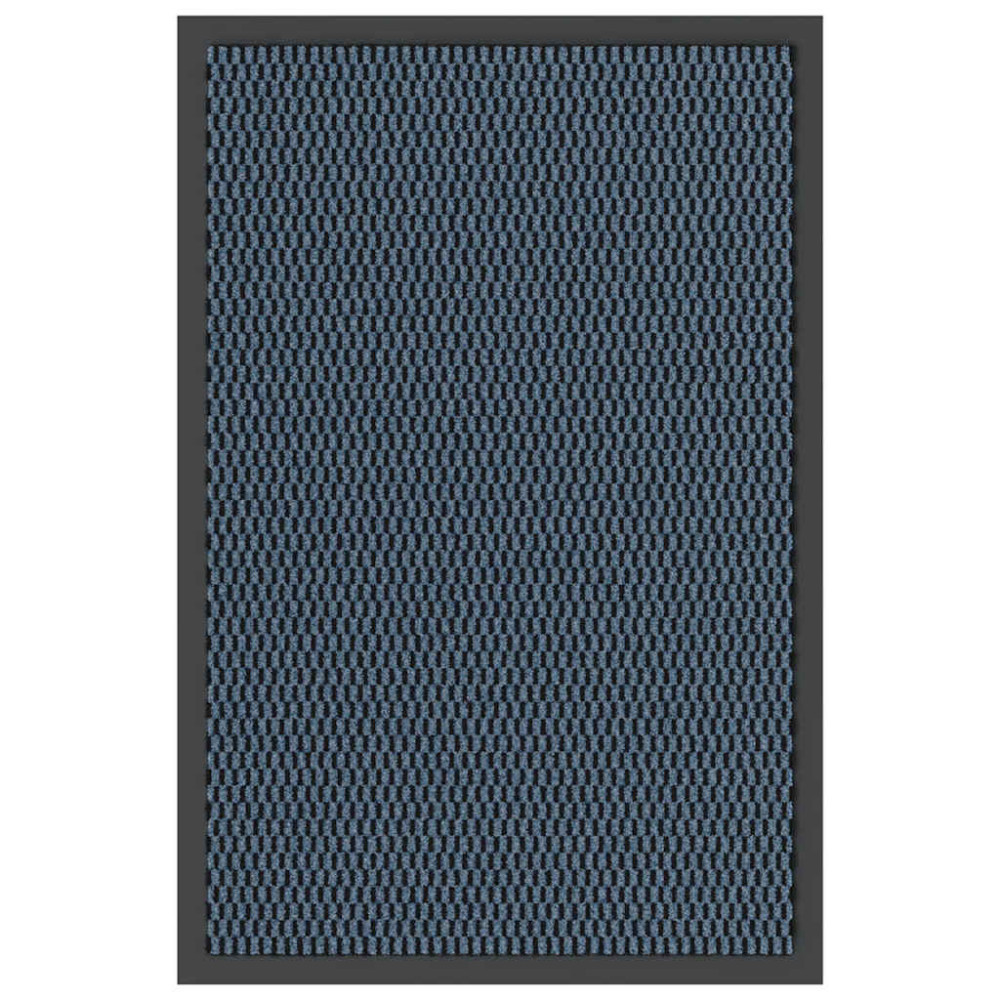 Produktbild för Dörrmatta blå 40x60 cm