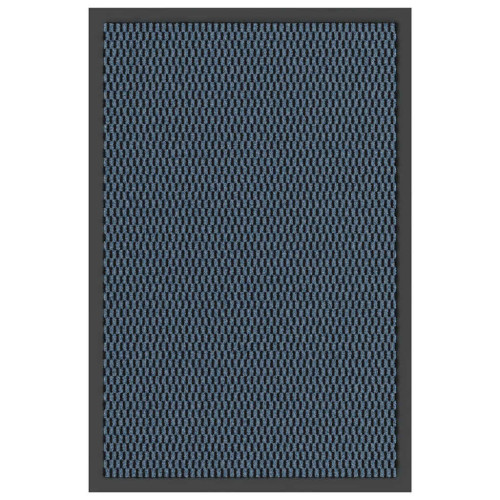 vidaXL Dörrmatta blå 40x60 cm